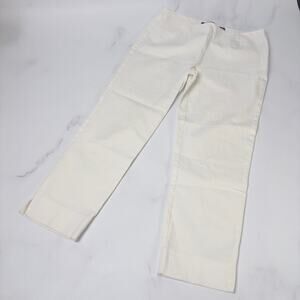 Lafayette 148 New York White Crop Dress Pants – Size 6 – Excellent Condition